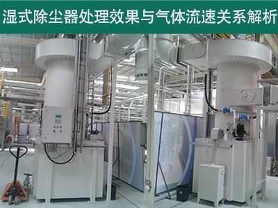 湿式除尘器的处理效果是否受到气体流速的影响？